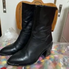 POOL SIDE ショートミドル丈ブーツ 22cm美品