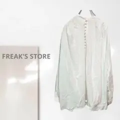 t2【フリークスストア】シアーシャツ/美品 チュニック オーバーサイズ 一点物