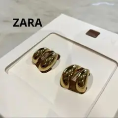 ZARA✨ゴールドダブルイヤーカフピアス