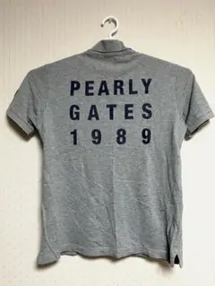 PEARLY GATES ポロシャツ グレー 1989 サイズ5