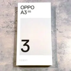 新品未開封！　OPPO A3 5G　Y!mobile　ブラック