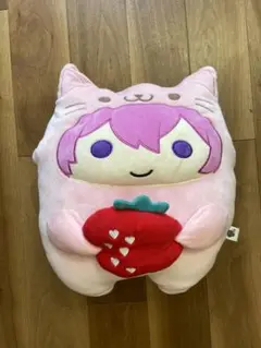 ストぷり　さとみくん　猫耳いちごクッション