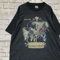 USA製90sヴィンテージTシャツ！シングルステッチ　グレー半袖古着　XL722