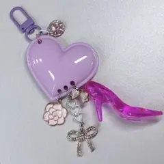 ハート ジャラキー パープル