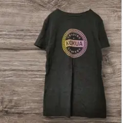 KOKUA ロゴ Tシャツ Lサイズ チャコールグレー