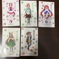 ウマ娘 ステッカー 5枚セット