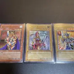 遊戯王 旧アジア クイーン　キング　ジャック　連番　レリーフ 最終値下げ 遊戯王 ジャック クイーン キング 英語レリーフ