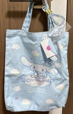 サンリオ シナモロール 水色トートバッグ