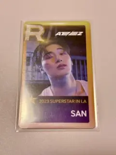 SUPERSTAR ATEEZ 特典 PVC トレカ San サン k-con