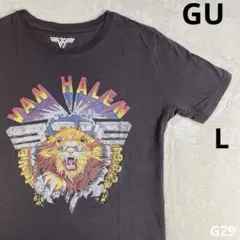 GU/バンドTシャツ/VAN HALEN/ヴァンヘイレン/グレー/G29