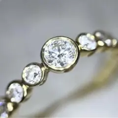 ダイヤモンド 0.52ct ベゼルセッティング
