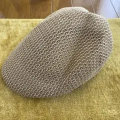 maum ベージュ メッシュ ハンチング帽