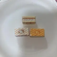 白猫 食べ物デコレーションパーツセット②