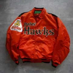 福岡ダイエーホークス　スタジャン　Lサイズ　アシックスローリングス