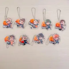 ハイキュー ぴたでふぉめ アクリルキーホルダー　コンプセット