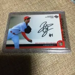 2015 BBM 広島カープ 藤井皓哉 ルーキー直筆サイン ソフトバンク