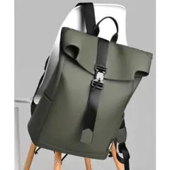 【新品】リュック ビジネス 通勤 通学 出張 旅行 撥水 (グリーン)