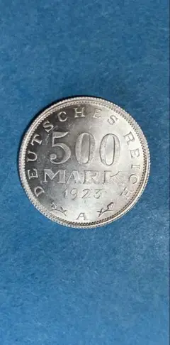 『PCGS MS65』ワイマール共和国3ライヒスマルク銀貨（1927年） UC最高鑑定】ドイツ ワイマール共和国 DINKELSBUHL 3ライヒス