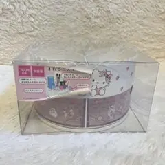 【新品未使用】ハローキティ　サンリオ　回るコスメラック