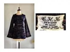 70s Vintage Marble Knit Tops ヴィンテージ ニット