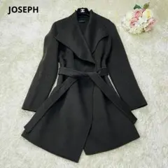 美品✨️JOSEPH カシミア混 ダブルフェイスコート ガウンコート カーキ