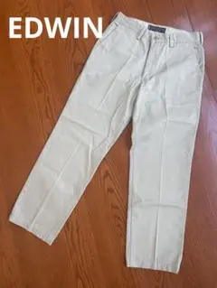 EDWIN ベージュ ロング パンツ
