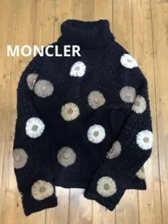 MONCLER フラワー刺繍 ニット 希少