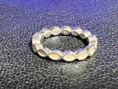 パンドラ PANDORA オーバル リング 指輪 10号 シルバー 925波形