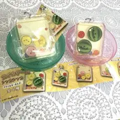 スイカゲームシャカシャカアクリルキーホルダー2種　ガチャ