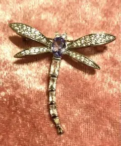 ✨Tar Tar✨タンザナイト＆CZ✨トンボブローチ［マヤ］✨