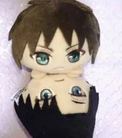 進撃の巨人 エレン リヴァイ もちころりん ぬいぐるみ マスコット 初版 進撃の巨人 エレン リヴァイ もちころりん ぬいぐるみ
