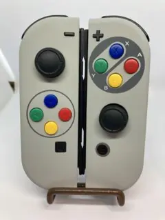 ニンテンドースイッチ ジョイコン ハウジング交換スーパーファミコン 基盤グレー