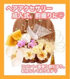 1点限り✨髪飾り 結婚式 成人式 ヘアアクセサリー
