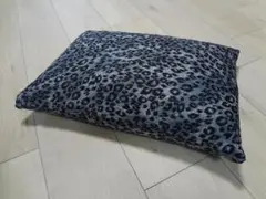 枕 そばがら枕 まくら ヒョウ柄 グレー