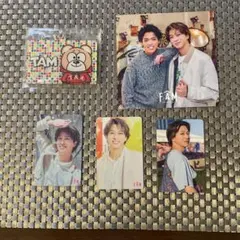 timeleszTAMキーホルダーと寺西拓人・原嘉孝カードセット
