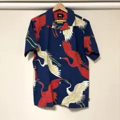 Stussy×HOFFMAN 和柄アロハシャツ
