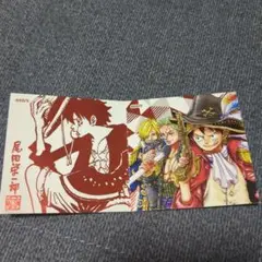 【非売品】ワンピース　ONE PIECE ナツコミ　ツインステッカー