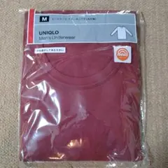 UNIQLO ヒートテック クルーネックT M ワイン色 【新品】 【約半額】