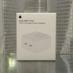 新品未使用 純正Apple USB-Cポート搭載 35Wデュアル電源アダプタ