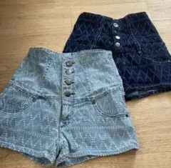 EMODA デニムショートパンツセット