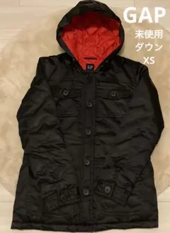 未使用/GAP/ダウン/コート/アウター/ミリタリー/黒/XS/150/160