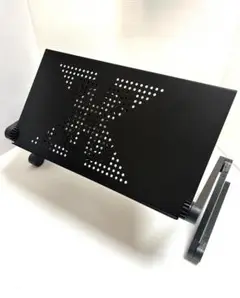 ノートパソコンスタンド 折りたたみ式 アルミ製 (48cm)