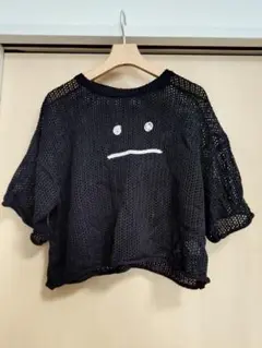 graniph ビューティフルシャドー メッシュニットTシャツ