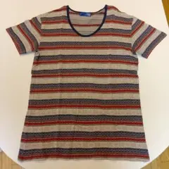 美品！BEAMS ストライプ Tシャツ Lサイズ