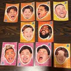 日ハム　超夏祭り限定ステッカー コンプリート10枚セット+おまけ3枚付き