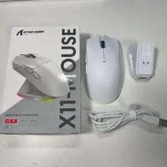 ATTAK SHARK X11 MOUSE ゲーミングマウス ホワイト 白