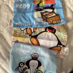 PINGU ふわふわフェイス巾着＆ポーチコレクション ピングー ガチャ