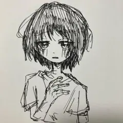 タコピーの原罪 久世しずか モノクロ イラスト