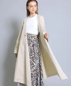 未使用品 ELIN エリン ソリッドカラーコート トレンチコート