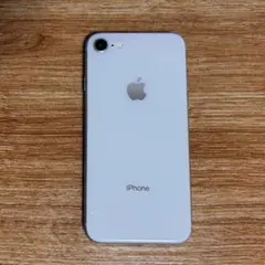 iPhone8 ホワイト 本体 画面ひびあり